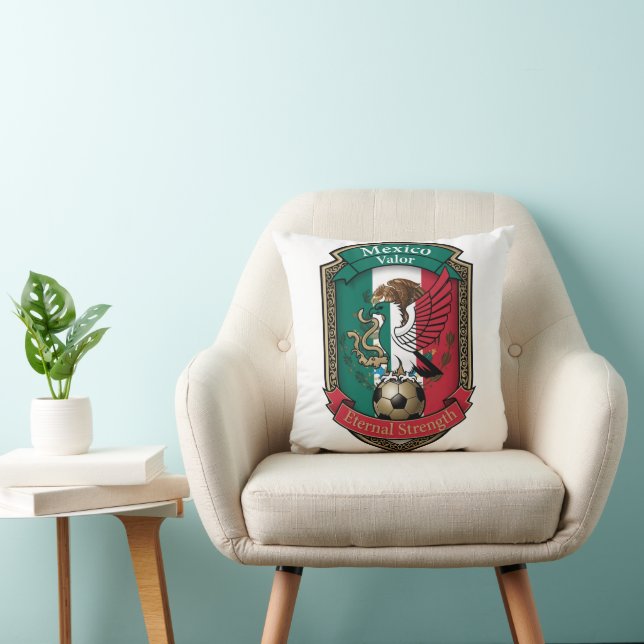 Mexico Eagle Ascent, Mexican Flag Gift Cushion (Chair)