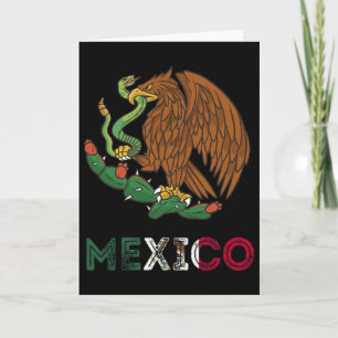 Mexico Eagle Emblem Mexican Flag Mexican Pride Cin Card