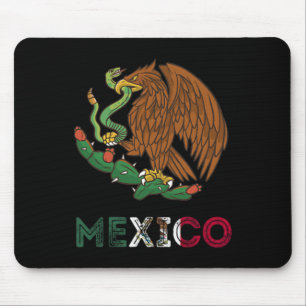 Mexico Eagle Emblem Mexican Flag Mexican Pride Cin Mouse Mat