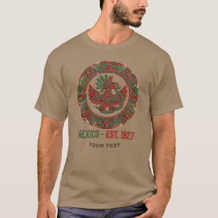 Mexico EST. 1927 Aztec Eagle Crest Vintage T-Shirt