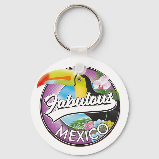 Mexico Fabulous logo Key Ring (Front)