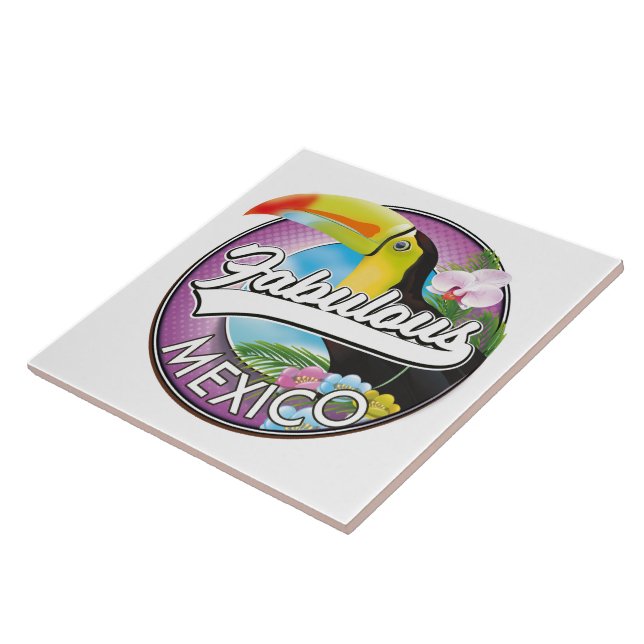 Mexico Fabulous logo Mug Paper Cups Tile (Side)