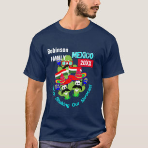 Mexico Family Group Vacation Fun Personalised T-Shirt