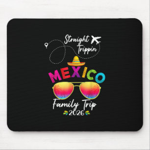 Mexico Family Vacation Cancun 2026 Straight Trippi Mouse Mat