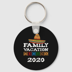 Mexico Family Vacation - Sombrero Key Ring