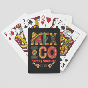 Mexico Family Vacation Sun, Fun & Memories Playing Cards