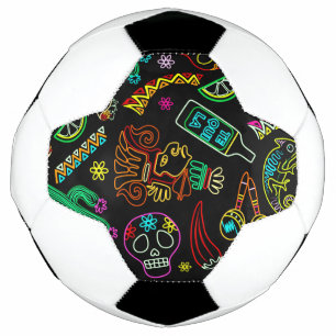 Mexico Fiesta Pattern  Football