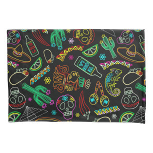 Mexico Fiesta Pattern Pillowcase