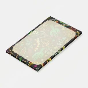 Mexico Fiesta Pattern Post-it Notes