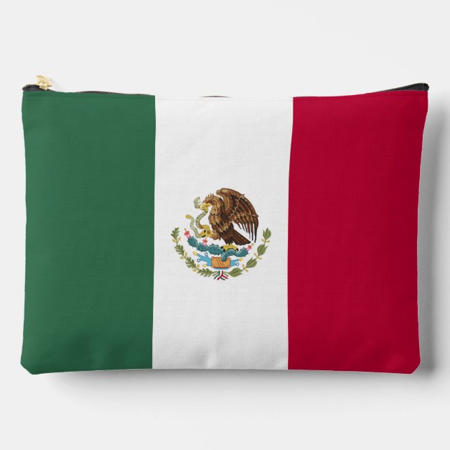 Mexico flag accessory pouch (Front)