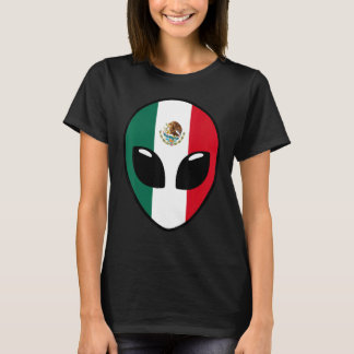 Mexico Flag Alien Mexico T-Shirt