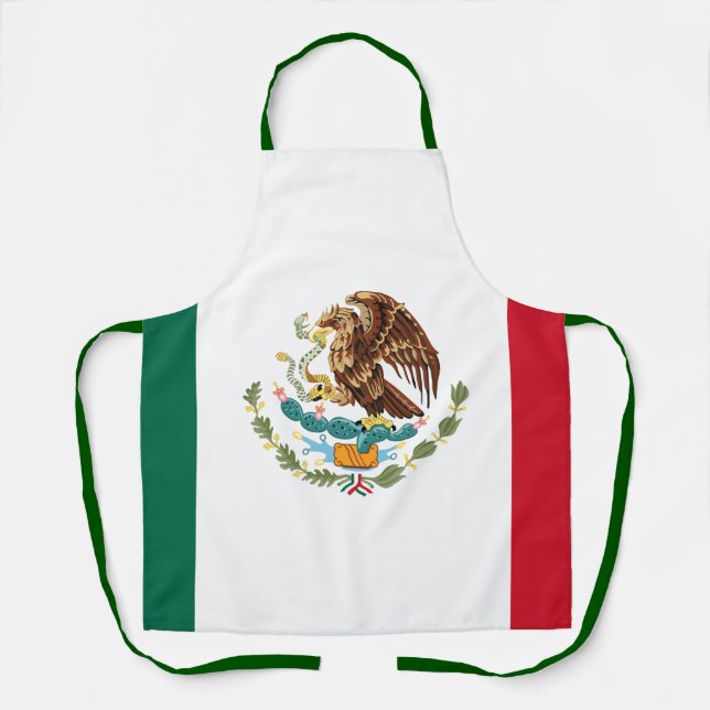 Mexico Flag Apron (Front)