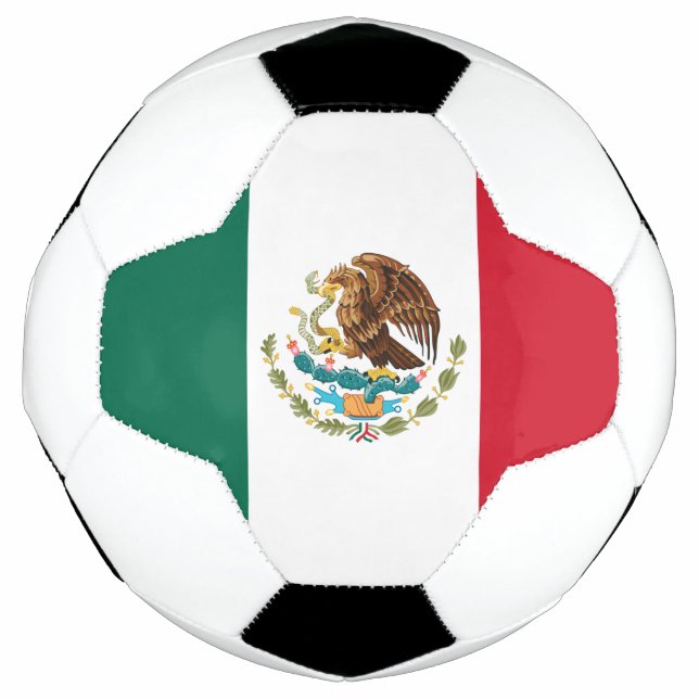 Mexico Flag, Bandera de Mexican Republic Football (Front)