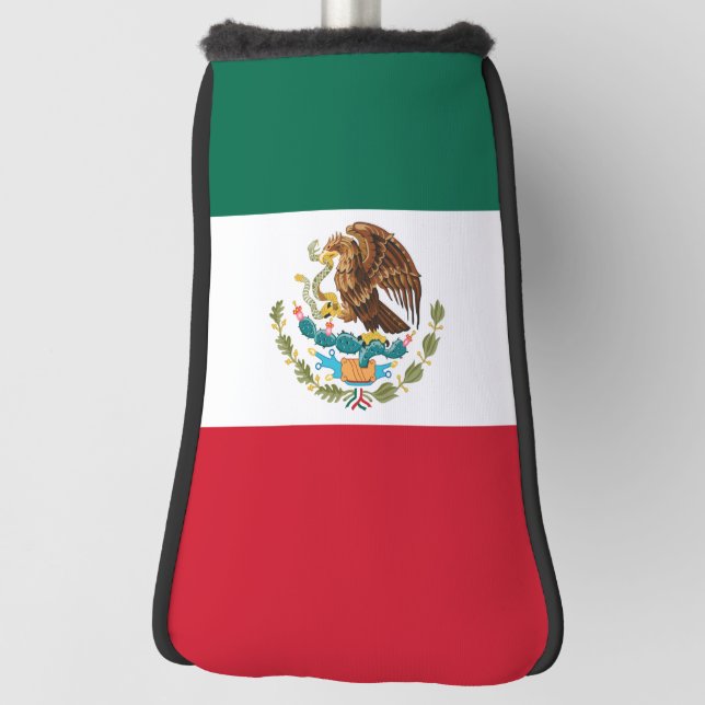 Mexico Flag, Bandera de Mexican Republic Golf Head Cover (Rotate 90)