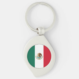 Mexico Flag, Bandera de Mexican Republic Key Ring