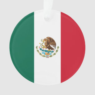 Mexico Flag, Bandera de Mexican Republic Ornament