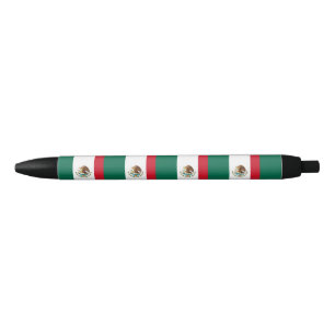 Mexico Flag Black Ink Pen
