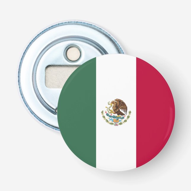 Mexico flag bottle opener (Front)