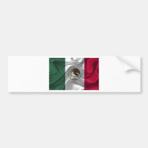 mexico-Flag Bumper Sticker