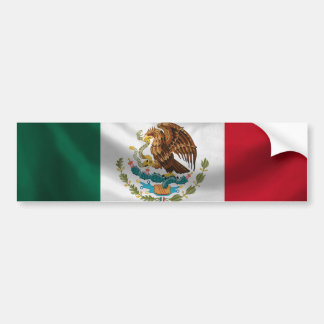 Mexico Flag Bumper Sticker