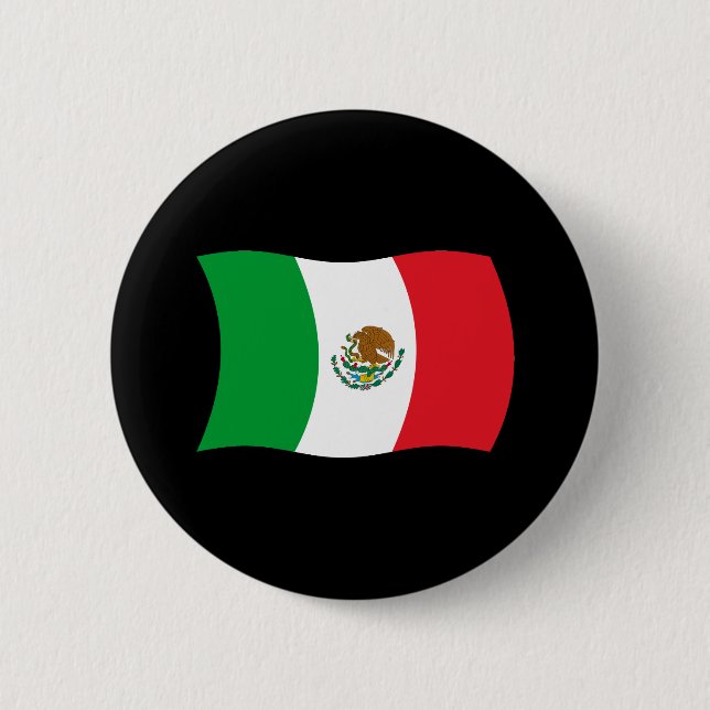 Mexico Flag Button (Front)