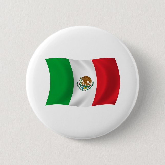 Mexico Flag Button (Front)