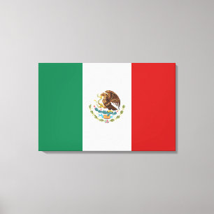 Mexico Flag Canvas Print