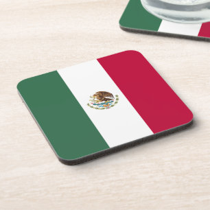 Mexico flag coaster