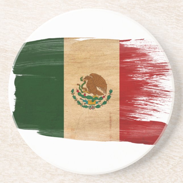 Mexico Flag Coasters (Front)