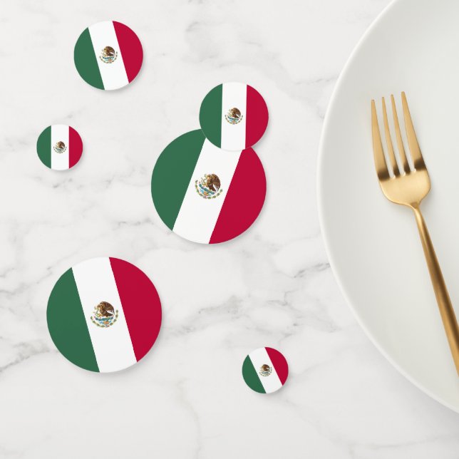Mexico flag confetti (Group)