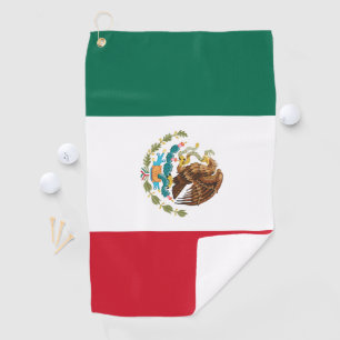 Mexico flag golf towel