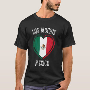 Mexico Flag Heart Los Mochis City T-Shirt