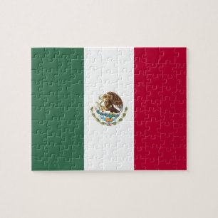 Mexico flag jigsaw puzzle