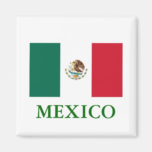 Mexico Flag Magnet (Front)