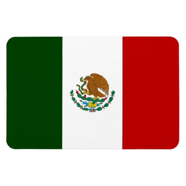 Mexico flag magnet (Horizontal)