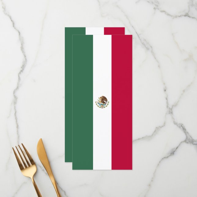 Mexico flag menu (Front/Back In Situ)