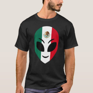 Mexico Flag Mexican Alien T-Shirt