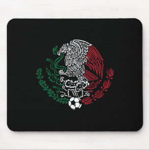 Mexico Flag Mexican Eagle Soccer Men Women Boys Gi Mouse Mat