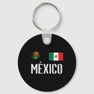Mexico Flag Mexican Footbyll Soccer Fan Men Women Key Ring