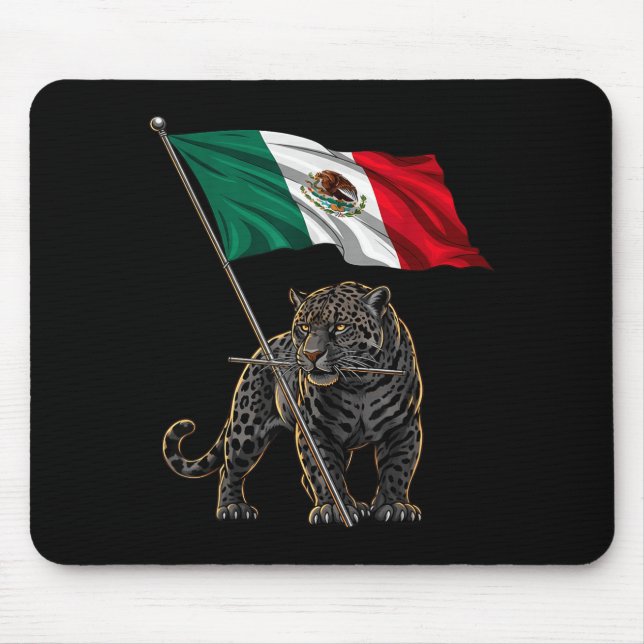 Mexico Flag Mexican Pride Mexican Roots Mexican Fl Mouse Mat (Front)