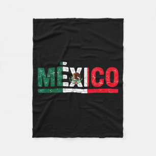 Mexico flag mexican pride mexican roots mexican fleece blanket