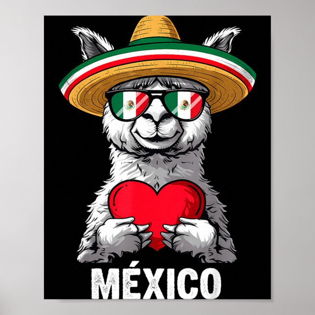 Mexico flag mexican pride mexican roots mexican poster (Front)