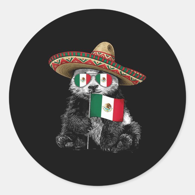 Mexico flag mexican pride mexican roots mexicanMex Classic Round Sticker (Front)