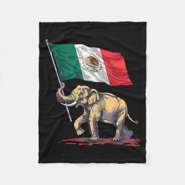 Mexico flag mexican pride mexican roots mexicanMex Fleece Blanket (Front)