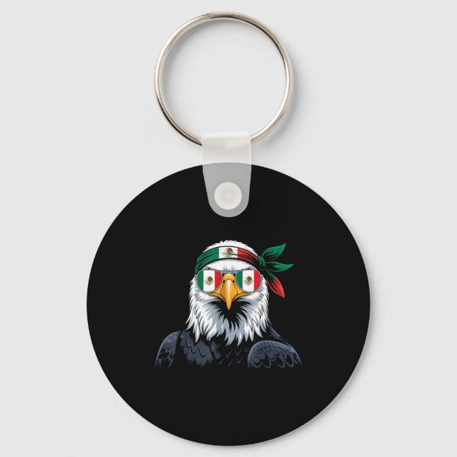 Mexico flag mexican pride mexican roots mexicanMex Key Ring (Front)