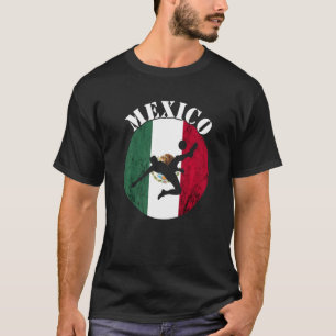 Mexico Flag Mexican Soccer Team Mexican Roots Mexi T-Shirt
