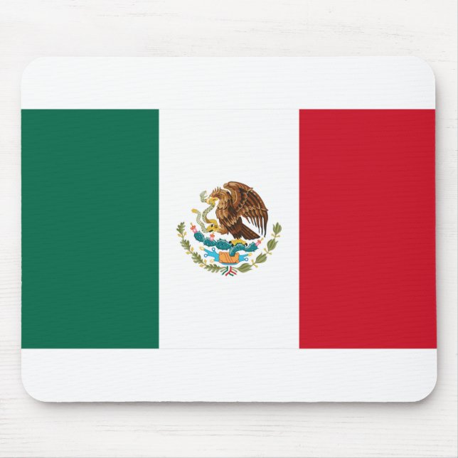 Mexico Flag Mouse Mat (Front)