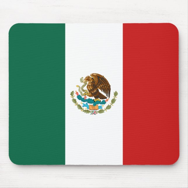 Mexico Flag Mousepad (Front)
