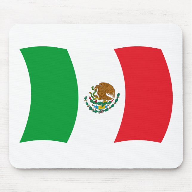 Mexico Flag Mousepad (Front)