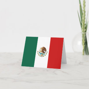 Mexico Flag Notecard